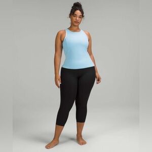 Lululemon Align Ribbed High-Rise Crop 23" Black W6CIAS Size‎ 10